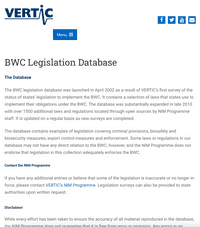 BWC Legislation Databasethumbnail image