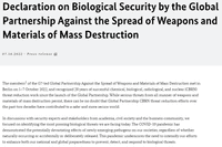 Declaration on Biological Securitythumbnail image