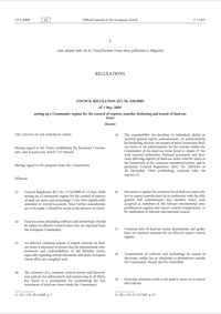 Council Regulation (EC) No 428/2009thumbnail image