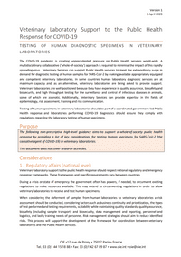 Veterinary Laboratory Support to the Public Health Response for COVID-19thumbnail image