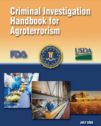 Criminal Investigation Handbook for Agroterrorismthumbnail image
