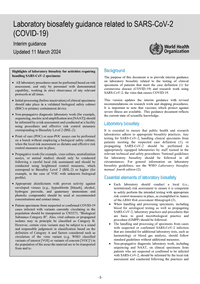 Laboratory biosafety guidance related to SARS-CoV-2thumbnail image